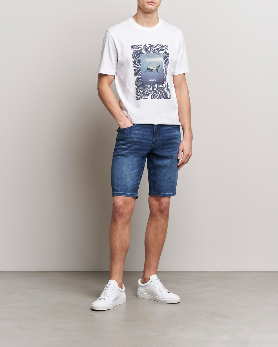 Men | Shorts | BOSS ORANGE | Delaware Jeans Shorts Navy