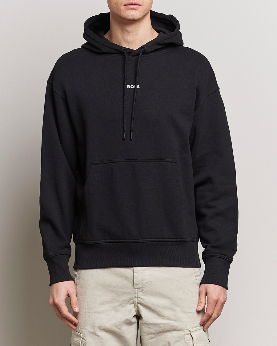 Men | Hooded Sweatshirts | BOSS ORANGE | WeSmall Logo Hoodie Black