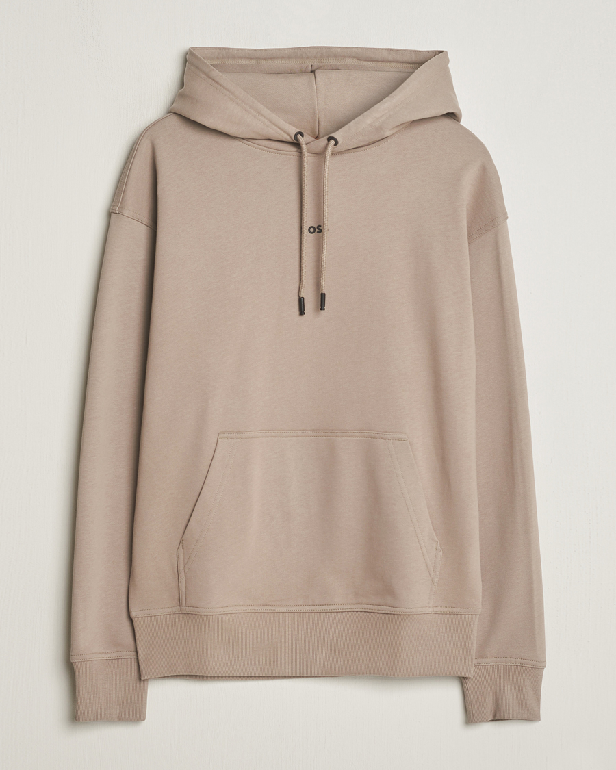 Men | Sweaters & Knitwear | BOSS ORANGE | WeSmall Logo Hoodie Open Brown