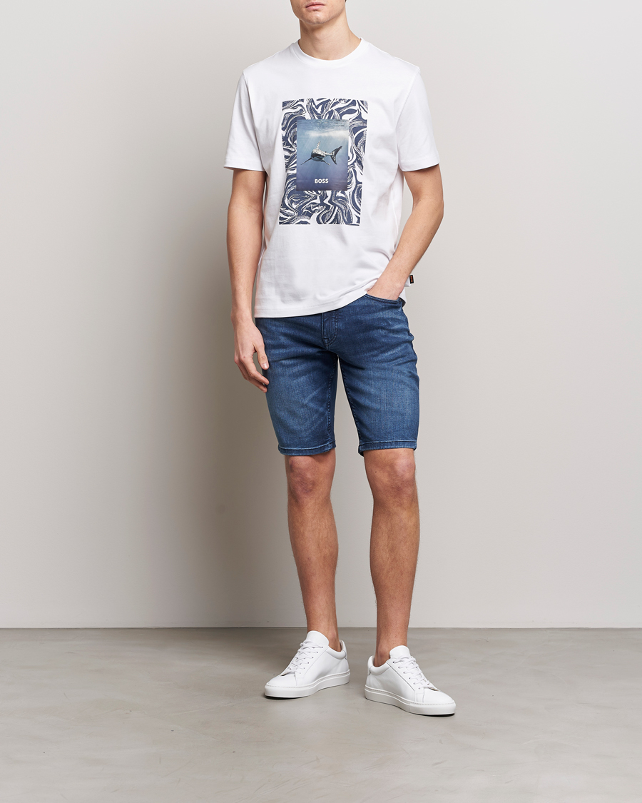 Men | T-Shirts | BOSS ORANGE | Tucan Printed Crew Neck T-Shirt Natural