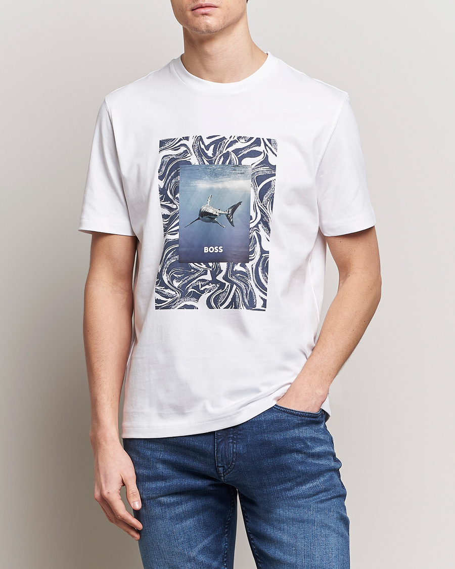 Herr |  | BOSS ORANGE | Tucan Printed Crew Neck T-Shirt Natural