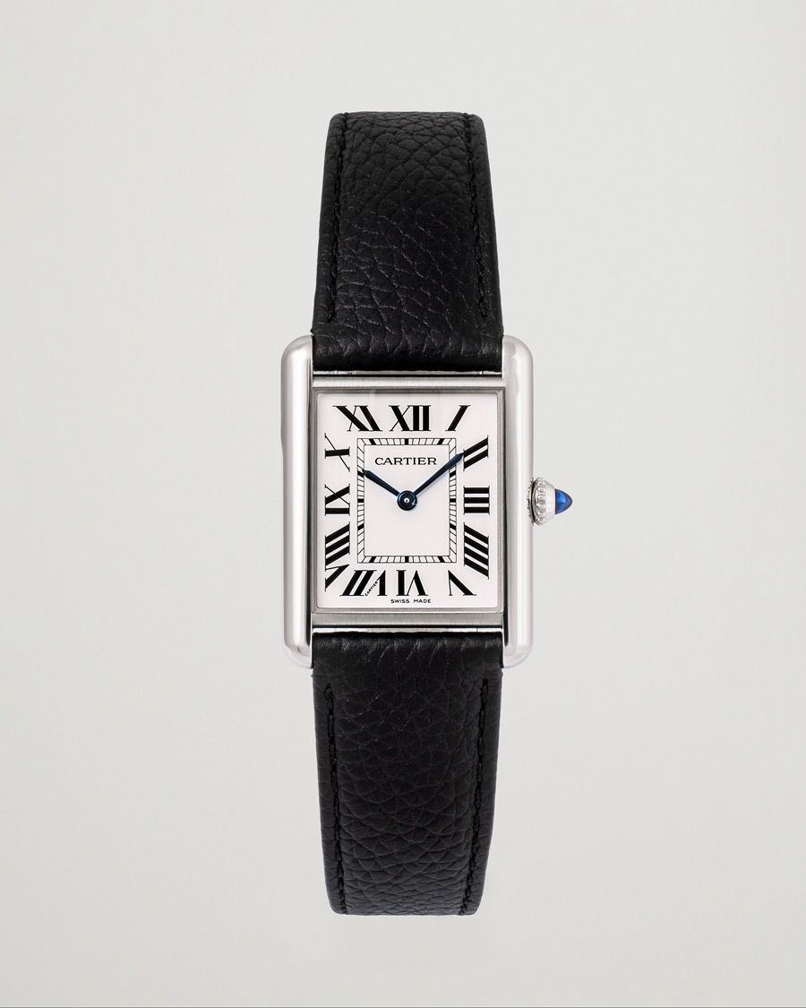 Men | Cartier Pre-Owned Tank Muste de Cartier WSTA0041 Silver | Cartier Pre-Owned | Tank Muste de Cartier WSTA0041 Silver