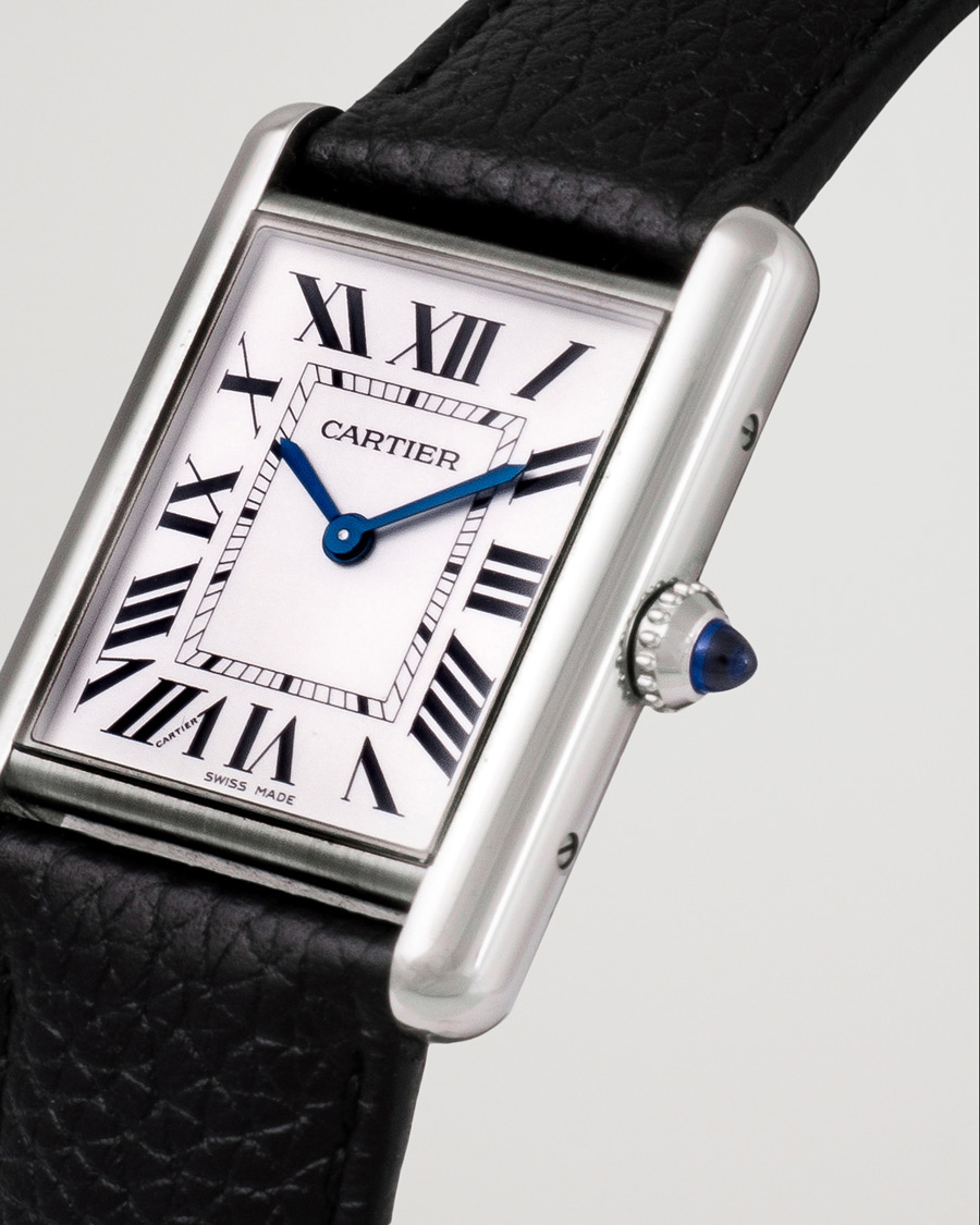 Men | Cartier Pre-Owned Tank Muste de Cartier WSTA0041 Silver | Cartier Pre-Owned | Tank Muste de Cartier WSTA0041 Silver