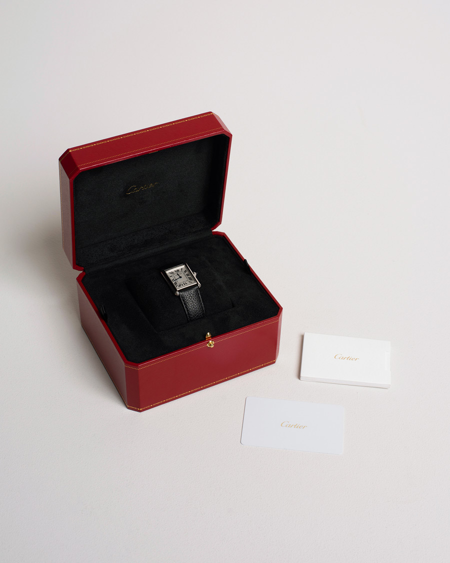Men | Cartier Pre-Owned Tank Muste de Cartier WSTA0041 Silver | Cartier Pre-Owned | Tank Muste de Cartier WSTA0041 Silver
