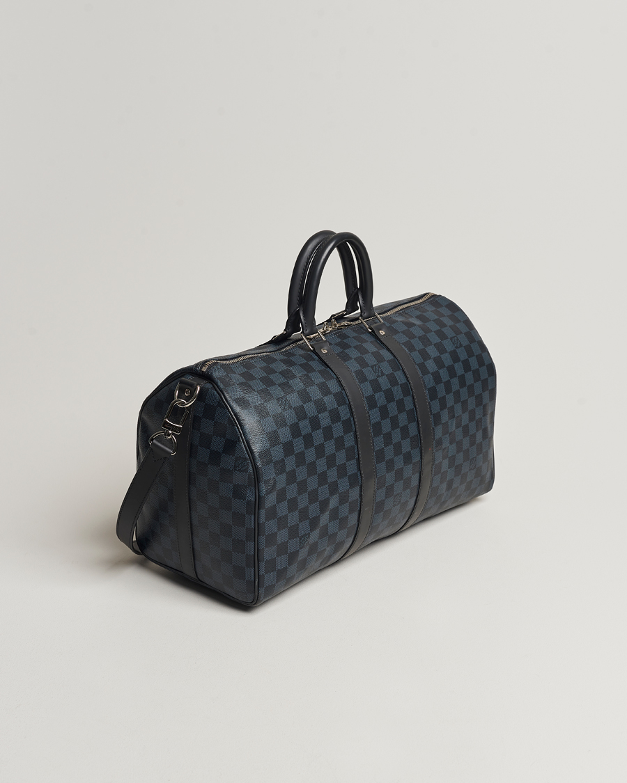 Men |  | Louis Vuitton Pre-Owned | Keepall Bandoulière 45 Damier Graphite 