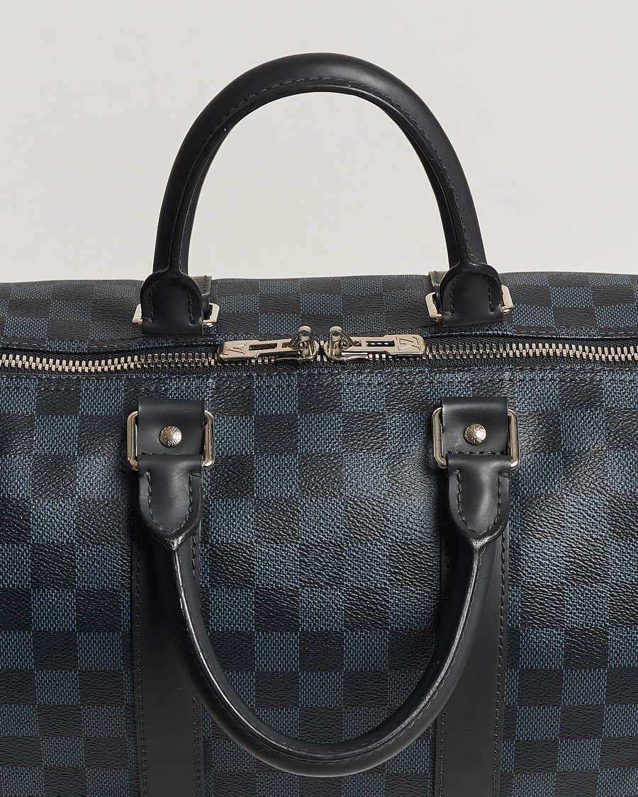 Louis Vuitton Pre-Owned Keepall Bandoulière 45 Damier Graphite at CareOfCa