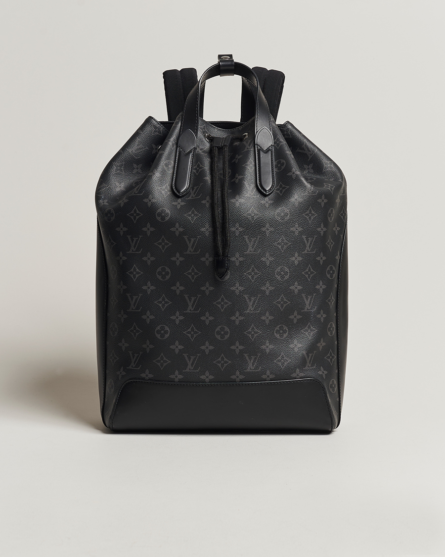 Men | Louis Vuitton Pre-Owned Explorer Backpack Monogram Eclipse | Louis Vuitton Pre-Owned | Explorer Backpack Monogram Eclipse