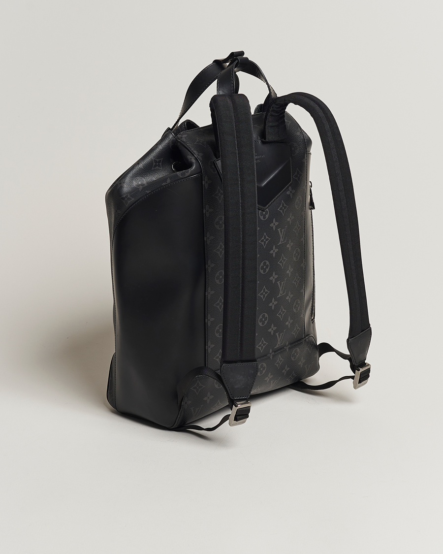 Men | Louis Vuitton Pre-Owned Explorer Backpack Monogram Eclipse | Louis Vuitton Pre-Owned | Explorer Backpack Monogram Eclipse