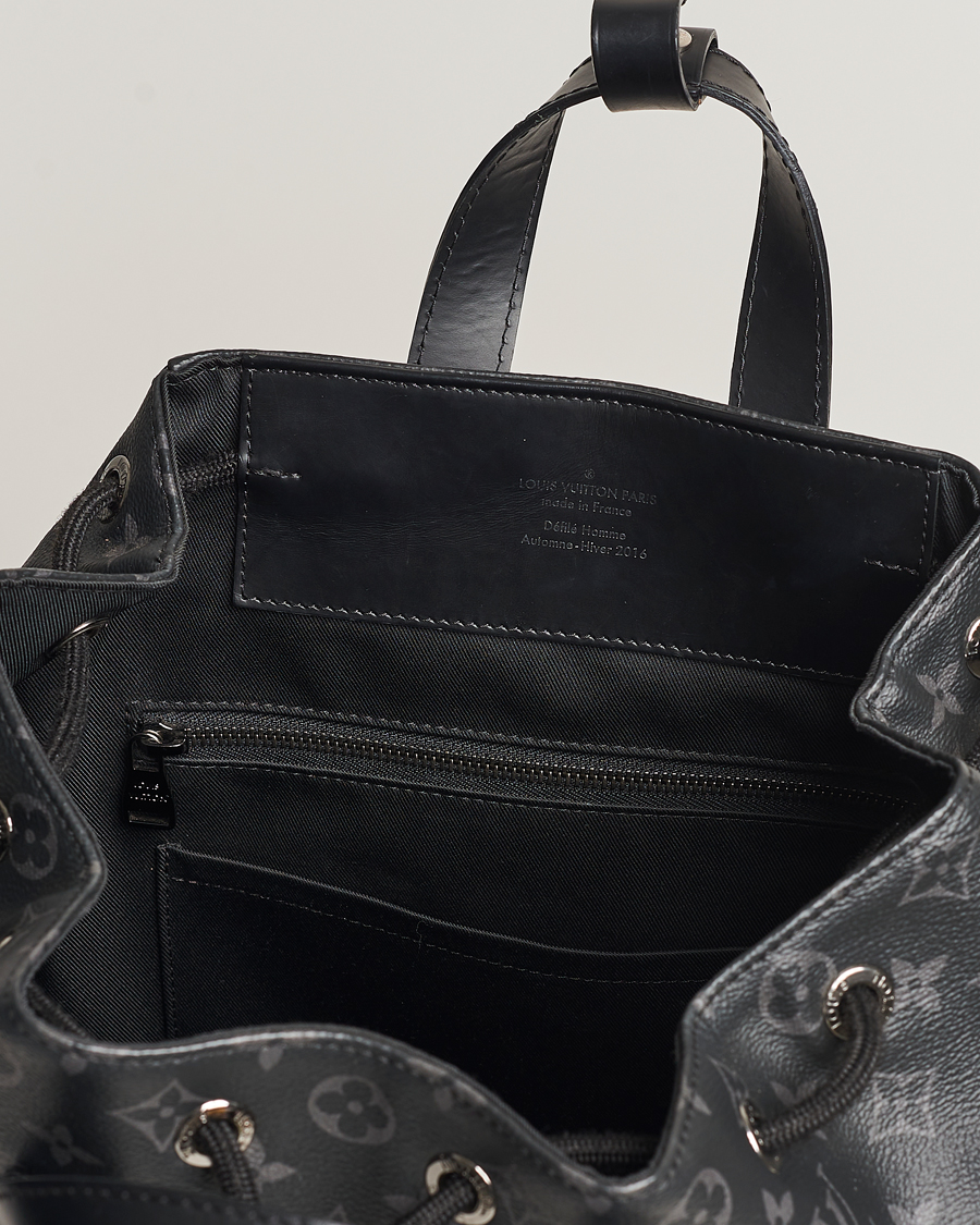 Men | Louis Vuitton Pre-Owned Explorer Backpack Monogram Eclipse | Louis Vuitton Pre-Owned | Explorer Backpack Monogram Eclipse