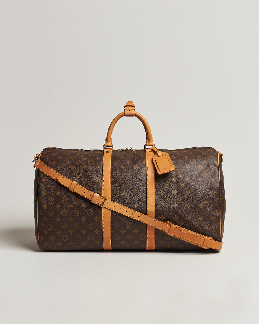Men | Louis Vuitton Pre-Owned Keepall Bandoulière 55 Monogram | Louis Vuitton Pre-Owned | Keepall Bandoulière 55 Monogram