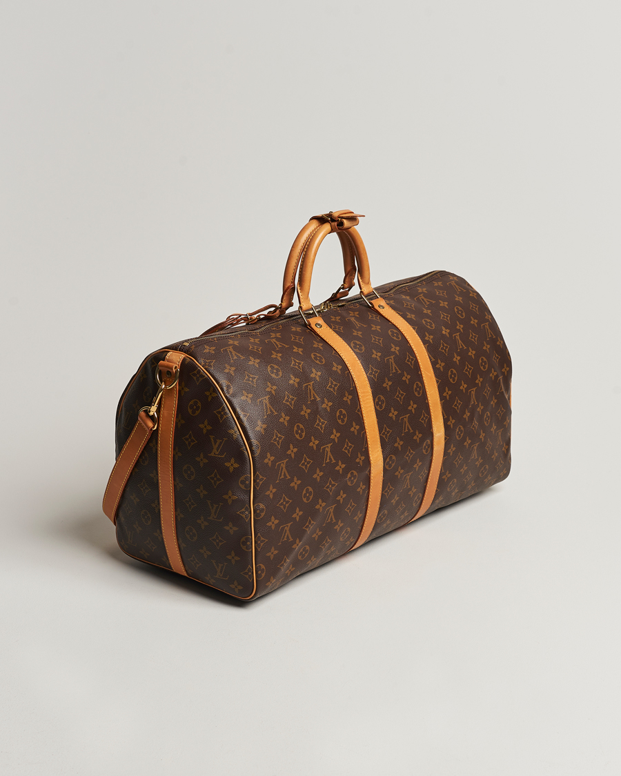 Men | Louis Vuitton Pre-Owned Keepall Bandoulière 55 Monogram | Louis Vuitton Pre-Owned | Keepall Bandoulière 55 Monogram