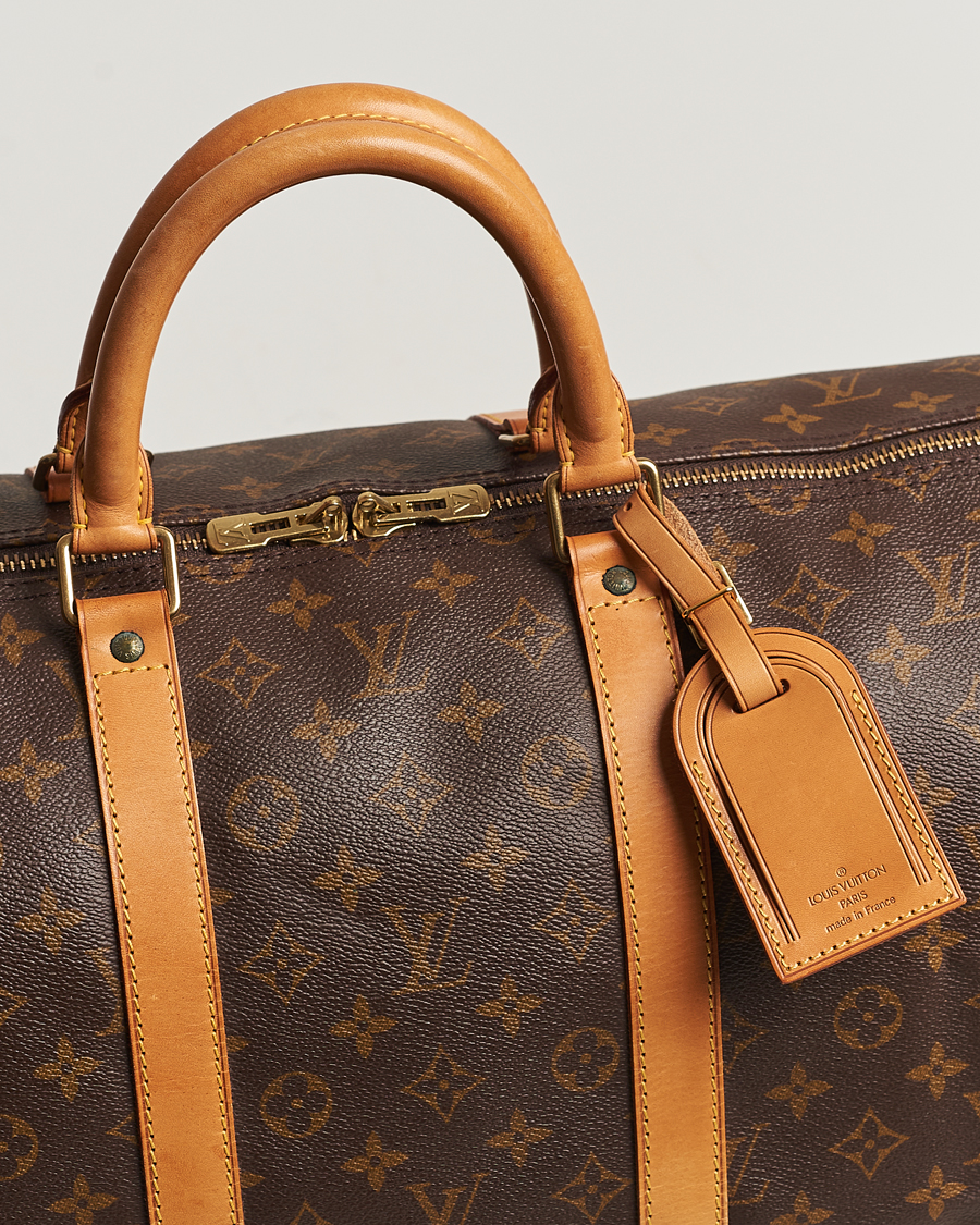 Men | Louis Vuitton Pre-Owned Keepall Bandoulière 55 Monogram | Louis Vuitton Pre-Owned | Keepall Bandoulière 55 Monogram
