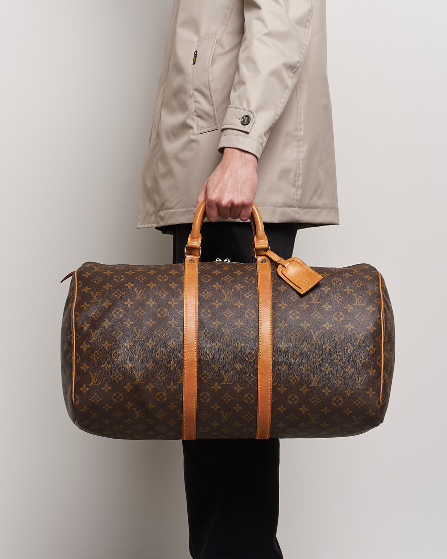 Men | Accessories | Louis Vuitton Pre-Owned | Keepall 55 Bag Monogram 