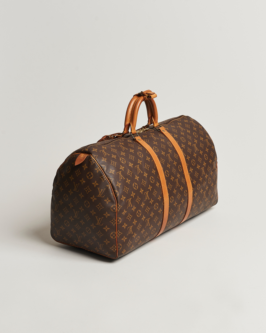 Men | Louis Vuitton Pre-Owned Keepall 55 Bag Monogram | Louis Vuitton Pre-Owned | Keepall 55 Bag Monogram