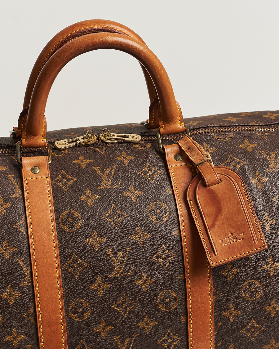 Men | Louis Vuitton Pre-Owned Keepall 55 Bag Monogram | Louis Vuitton Pre-Owned | Keepall 55 Bag Monogram