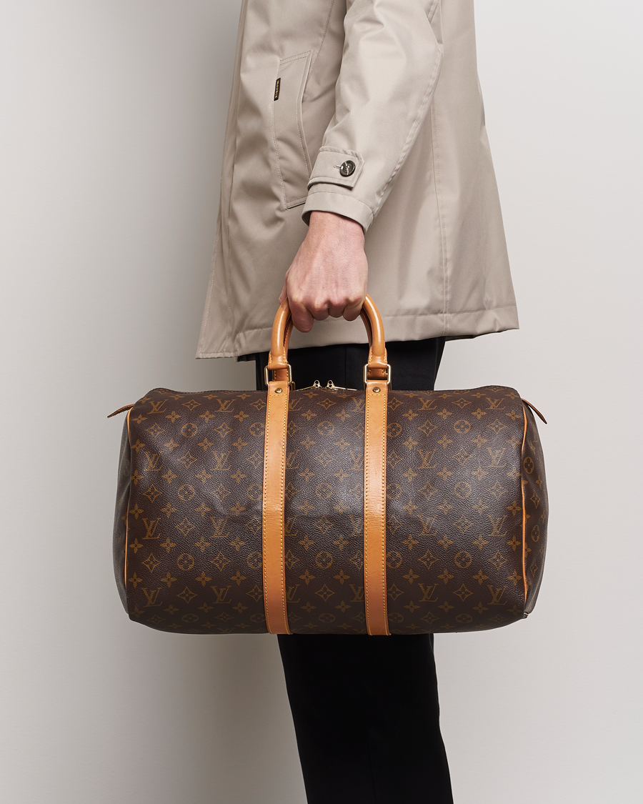 Men |  | Louis Vuitton Pre-Owned | Keepall 45 Bag Monogram 