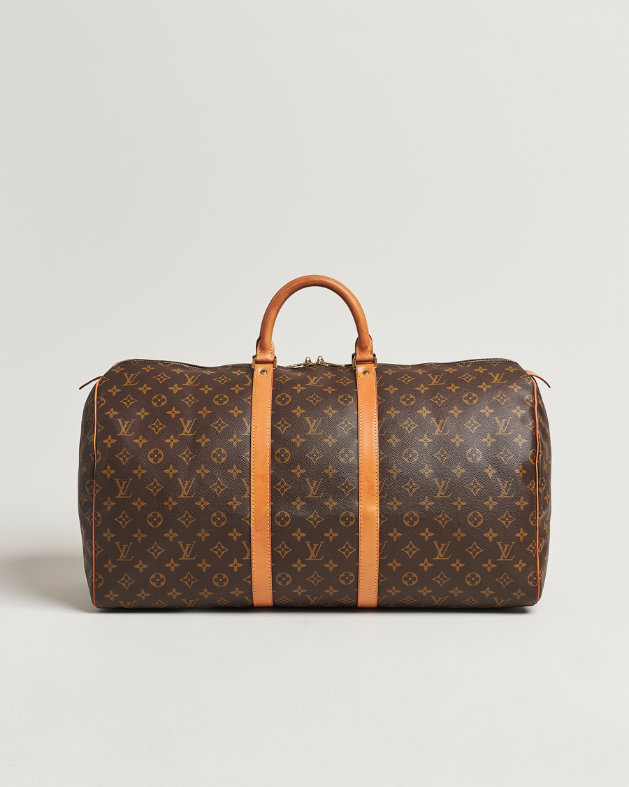 Men | Louis Vuitton Pre-Owned Keepall 55 Bag Monogram | Louis Vuitton Pre-Owned | Keepall 55 Bag Monogram