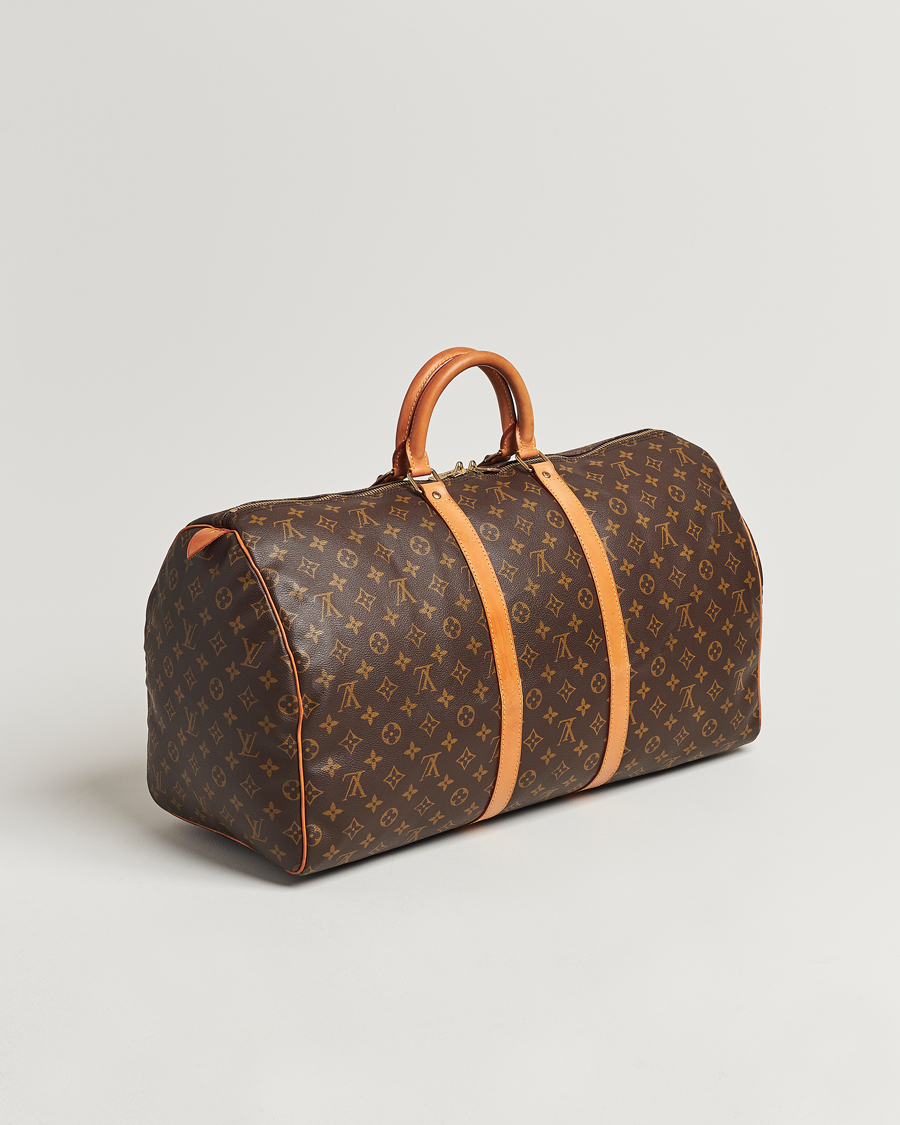 Men | Louis Vuitton Pre-Owned Keepall 55 Bag Monogram | Louis Vuitton Pre-Owned | Keepall 55 Bag Monogram