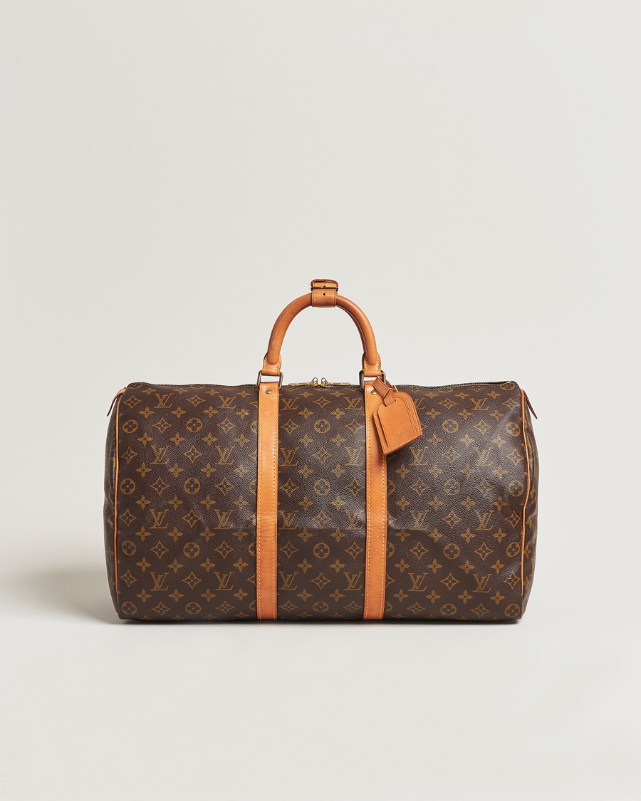 Men | Louis Vuitton Pre-Owned Keepall 50 Bag Monogram | Louis Vuitton Pre-Owned | Keepall 50 Bag Monogram