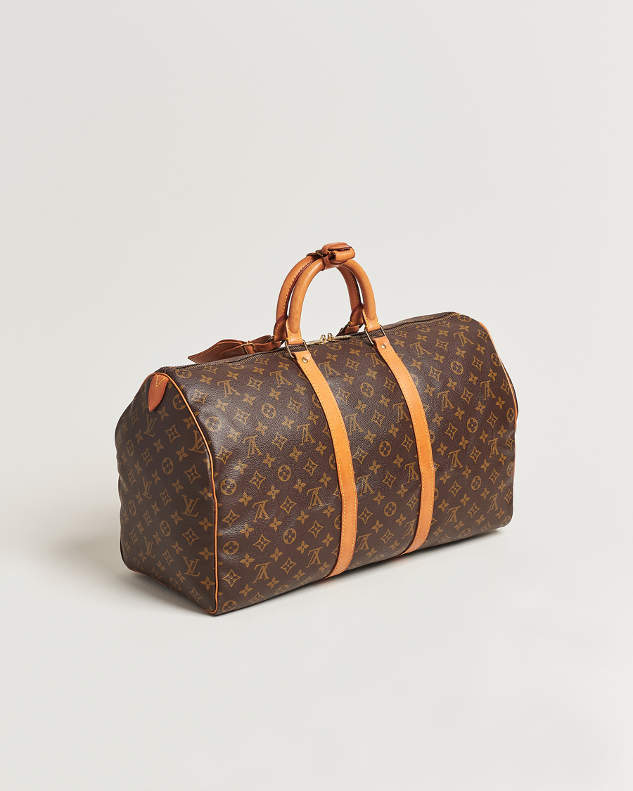Men | Louis Vuitton Pre-Owned Keepall 50 Bag Monogram | Louis Vuitton Pre-Owned | Keepall 50 Bag Monogram