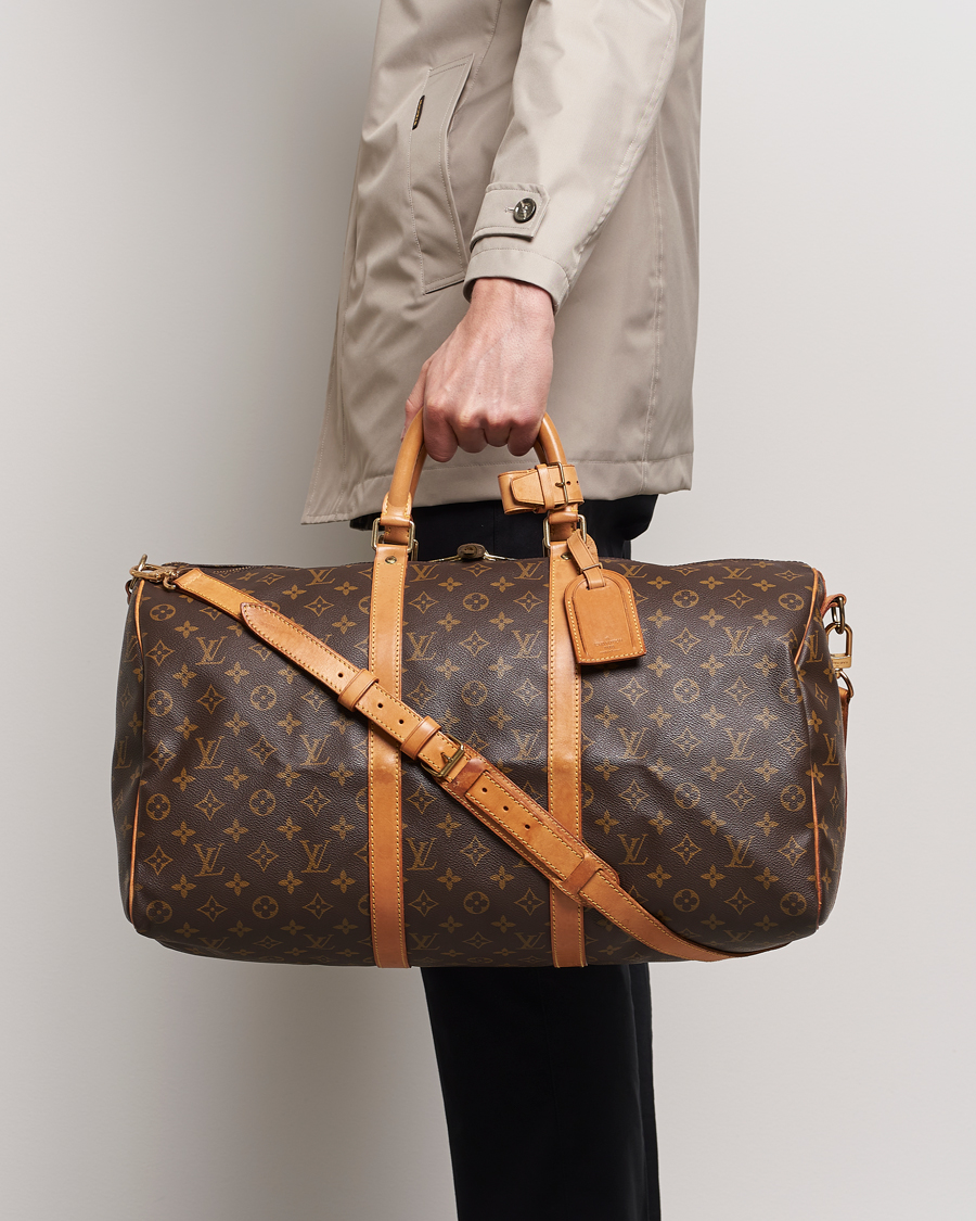 Men | Louis Vuitton Pre-Owned Keepall Bandoulière 50 Monogram  | Louis Vuitton Pre-Owned | Keepall Bandoulière 50 Monogram 