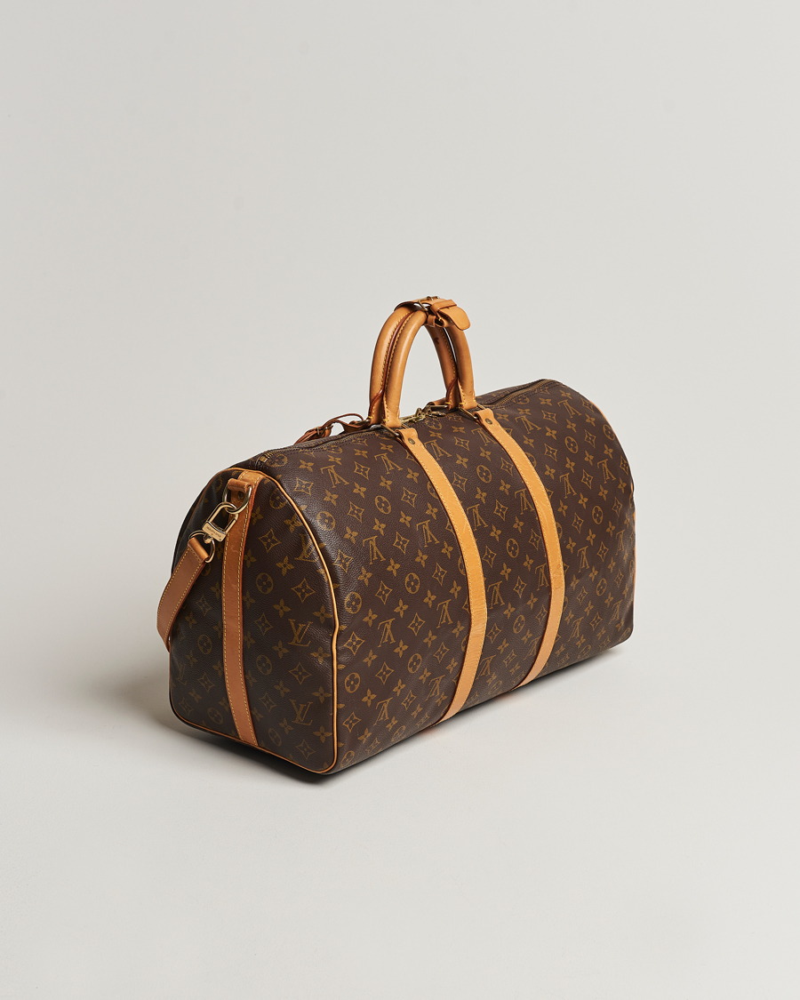 Men | Louis Vuitton Pre-Owned Keepall Bandoulière 50 Bag Monogram | Louis Vuitton Pre-Owned | Keepall Bandoulière 50 Bag Monogram