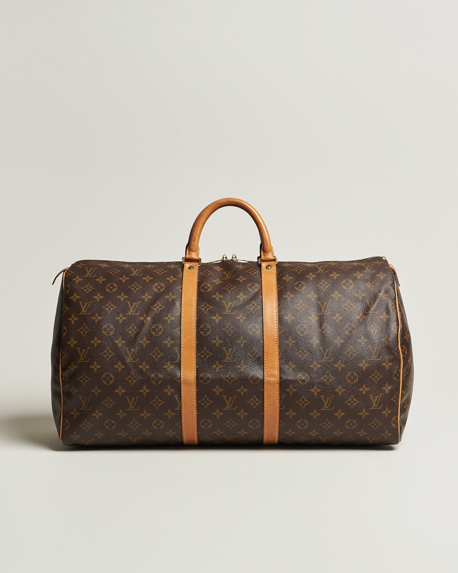Men | Louis Vuitton Pre-Owned Keepall 55 Bag Monogram | Louis Vuitton Pre-Owned | Keepall 55 Bag Monogram