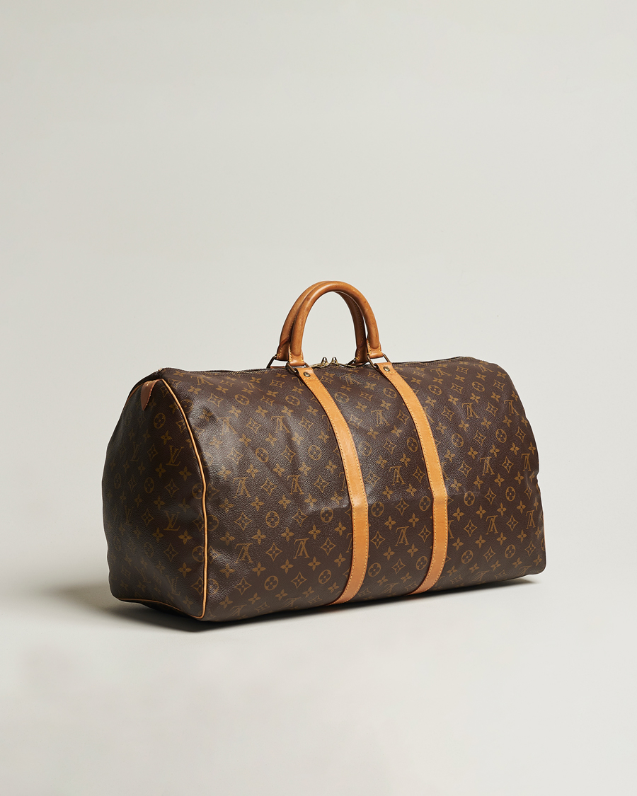 Men | Louis Vuitton Pre-Owned Keepall 55 Bag Monogram | Louis Vuitton Pre-Owned | Keepall 55 Bag Monogram