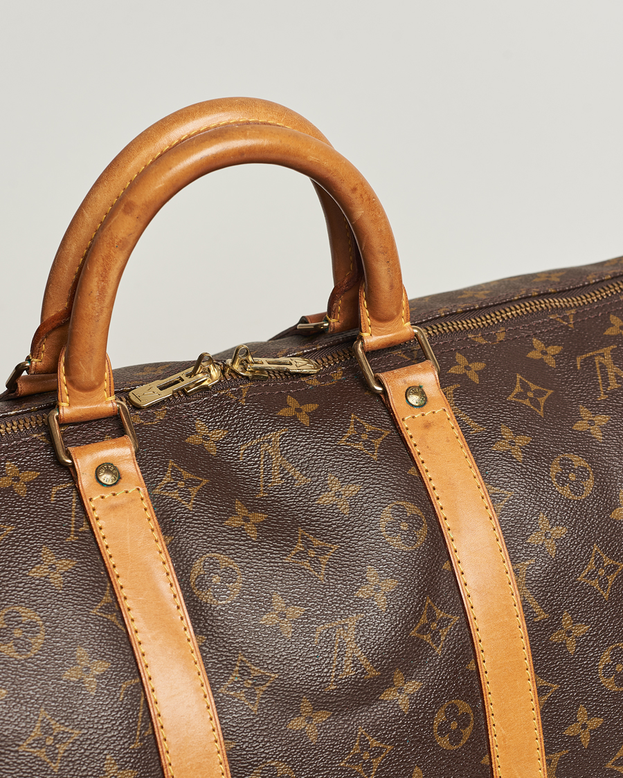 Men | Louis Vuitton Pre-Owned Keepall 55 Bag Monogram | Louis Vuitton Pre-Owned | Keepall 55 Bag Monogram