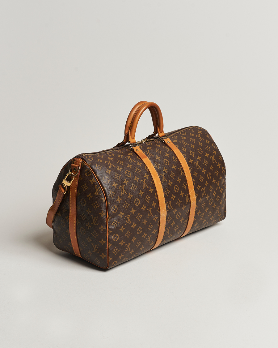 Men | Louis Vuitton Pre-Owned Keepall Bandoulière 50 Monogram | Louis Vuitton Pre-Owned | Keepall Bandoulière 50 Monogram