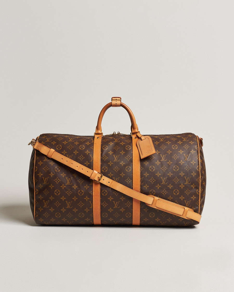 Men | Louis Vuitton Pre-Owned Keepall Bandoulière 55 Monogram  | Louis Vuitton Pre-Owned | Keepall Bandoulière 55 Monogram 