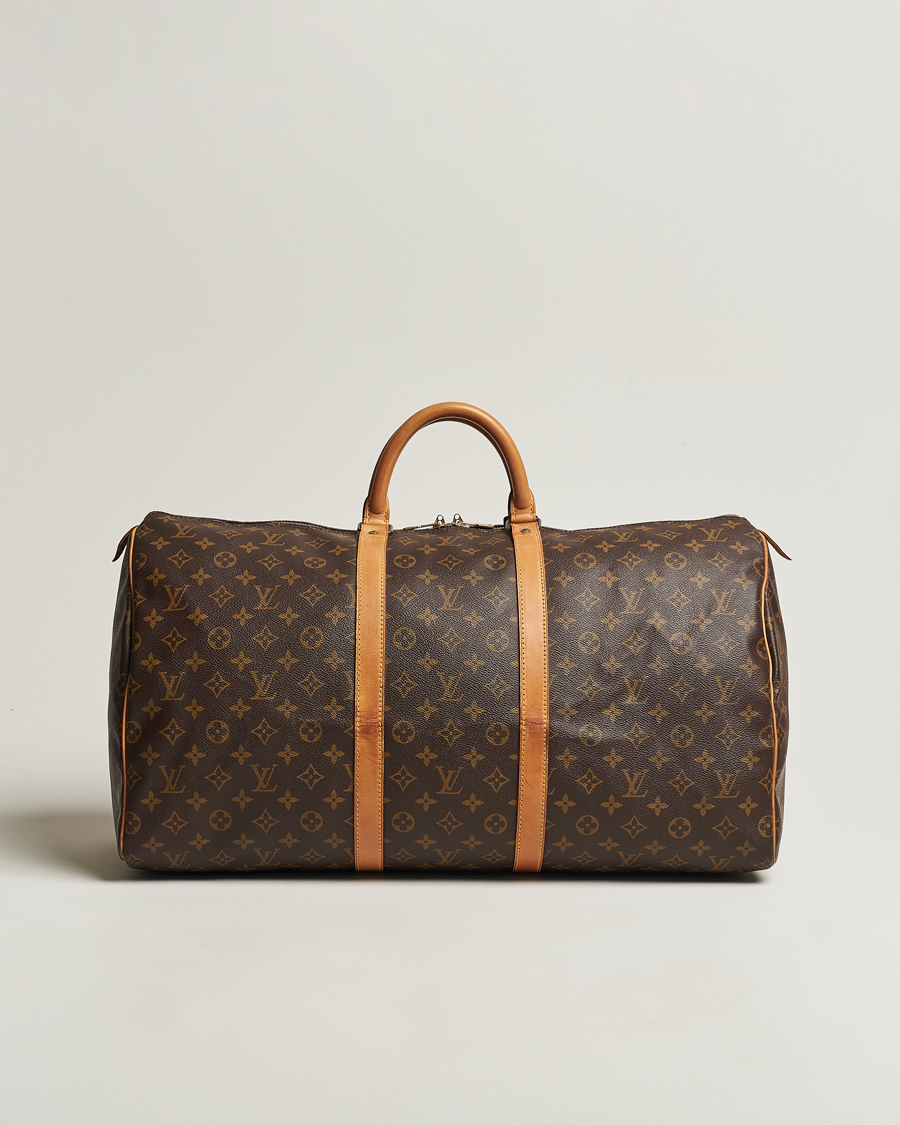 Men | Louis Vuitton Pre-Owned Keepall 55 Bag Monogram | Louis Vuitton Pre-Owned | Keepall 55 Bag Monogram