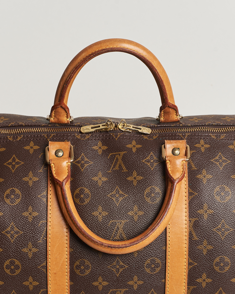 Men | Louis Vuitton Pre-Owned Keepall 55 Bag Monogram | Louis Vuitton Pre-Owned | Keepall 55 Bag Monogram