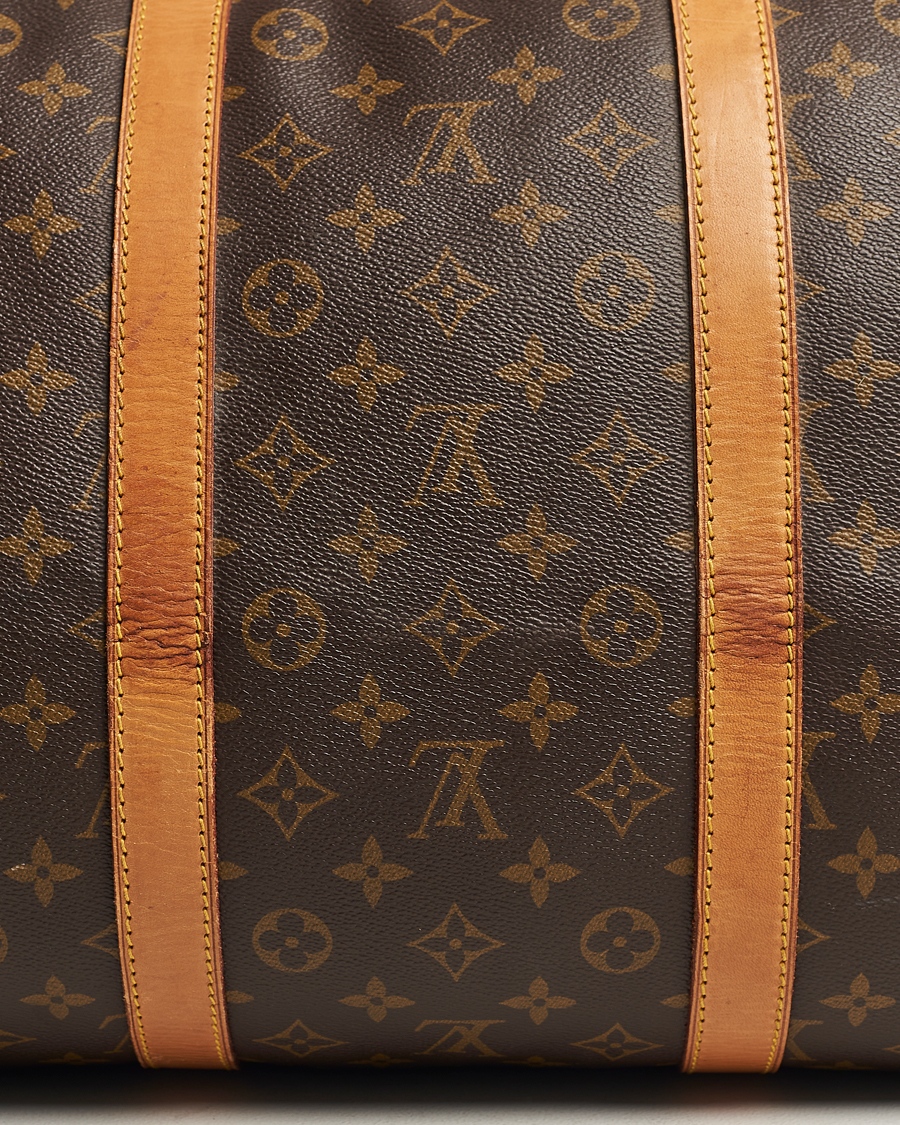 Men | Louis Vuitton Pre-Owned Keepall 55 Bag Monogram | Louis Vuitton Pre-Owned | Keepall 55 Bag Monogram