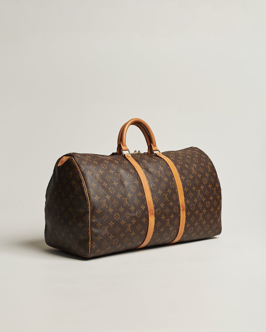 Men | Louis Vuitton Pre-Owned Keepall 55 Bag Monogram | Louis Vuitton Pre-Owned | Keepall 55 Bag Monogram