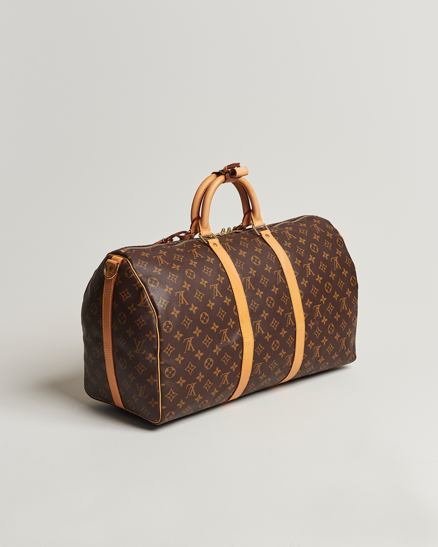 Men |  | Louis Vuitton Pre-Owned | Keepall Bandoulière 50 Bag Monogram 