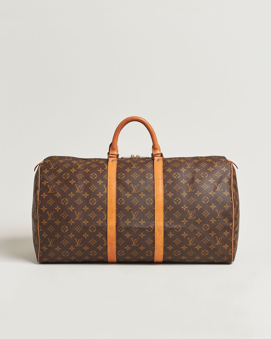 Men | Louis Vuitton Pre-Owned Keepall 55 Bag Monogram | Louis Vuitton Pre-Owned | Keepall 55 Bag Monogram