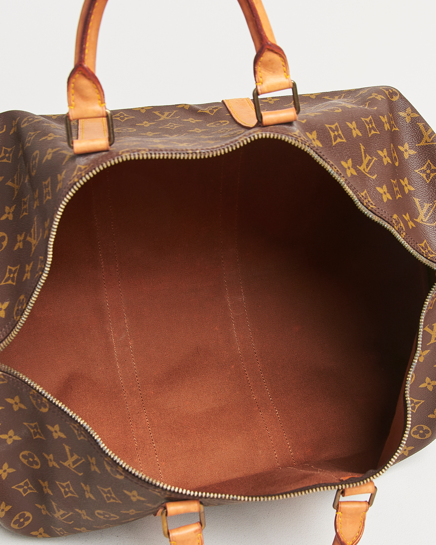 Men | Louis Vuitton Pre-Owned Keepall 55 Bag Monogram | Louis Vuitton Pre-Owned | Keepall 55 Bag Monogram