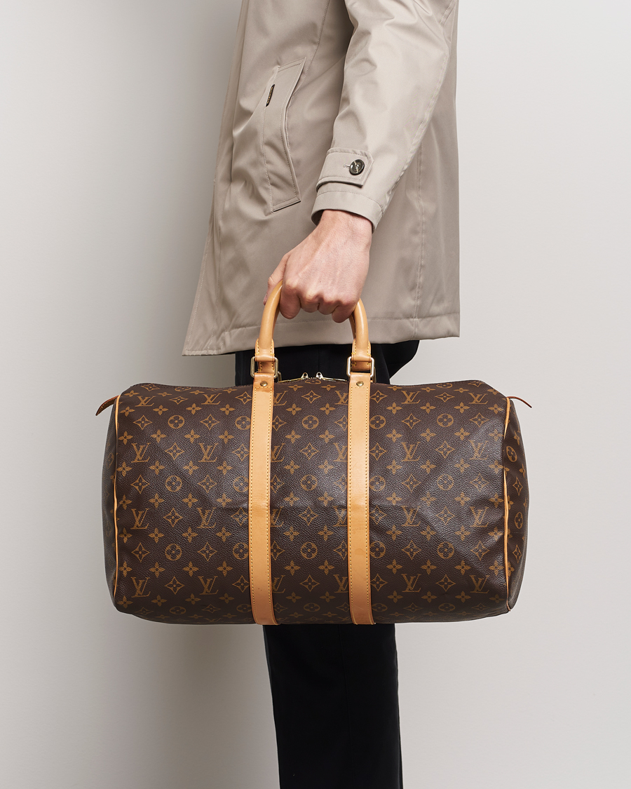 Men | Pre-owned Accessories | Louis Vuitton Pre-Owned | Keepall 45 Bag Monogram 