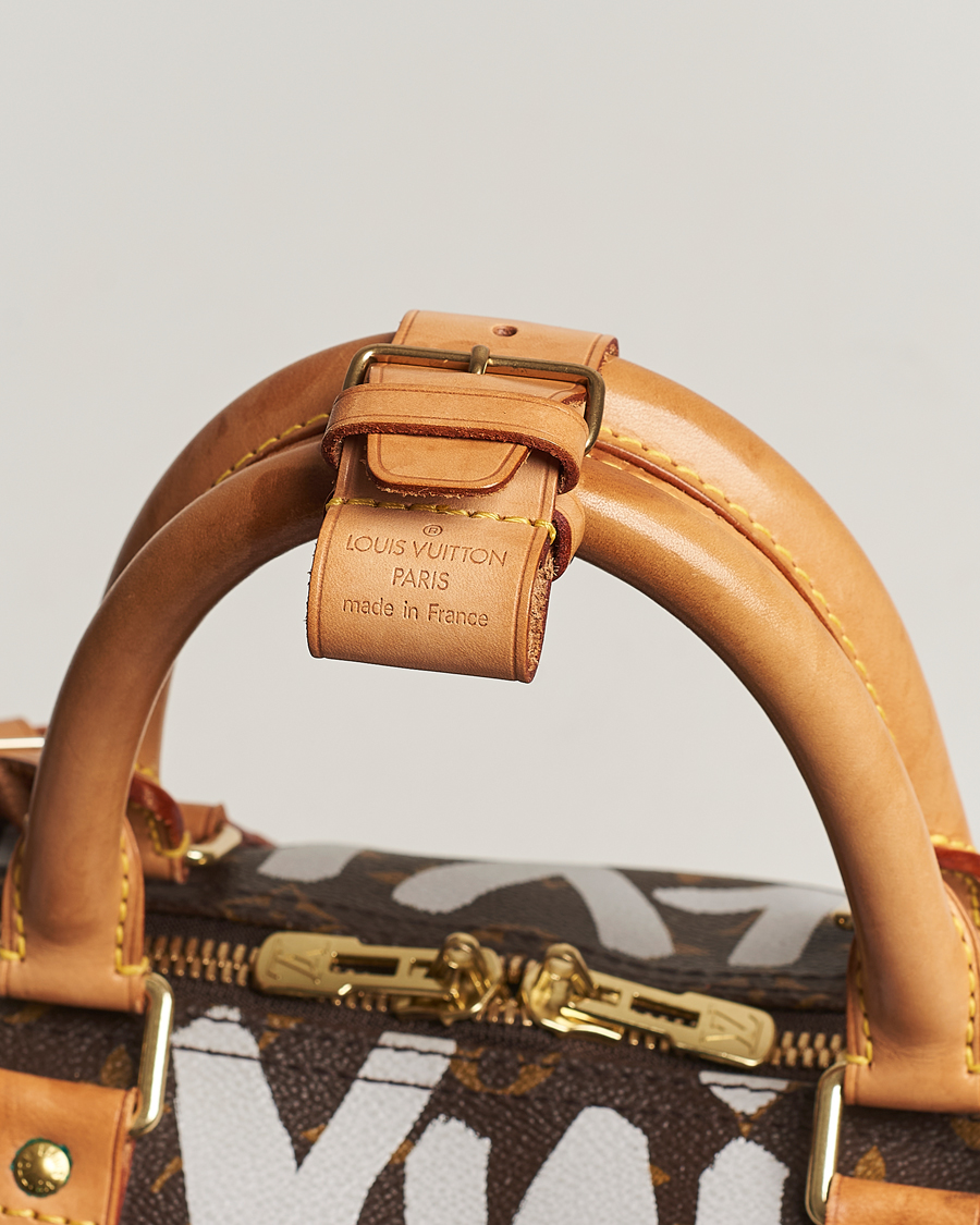 Men | Louis Vuitton Pre-Owned Keepall 50 Bag Graffiti | Louis Vuitton Pre-Owned | Keepall 50 Bag Graffiti