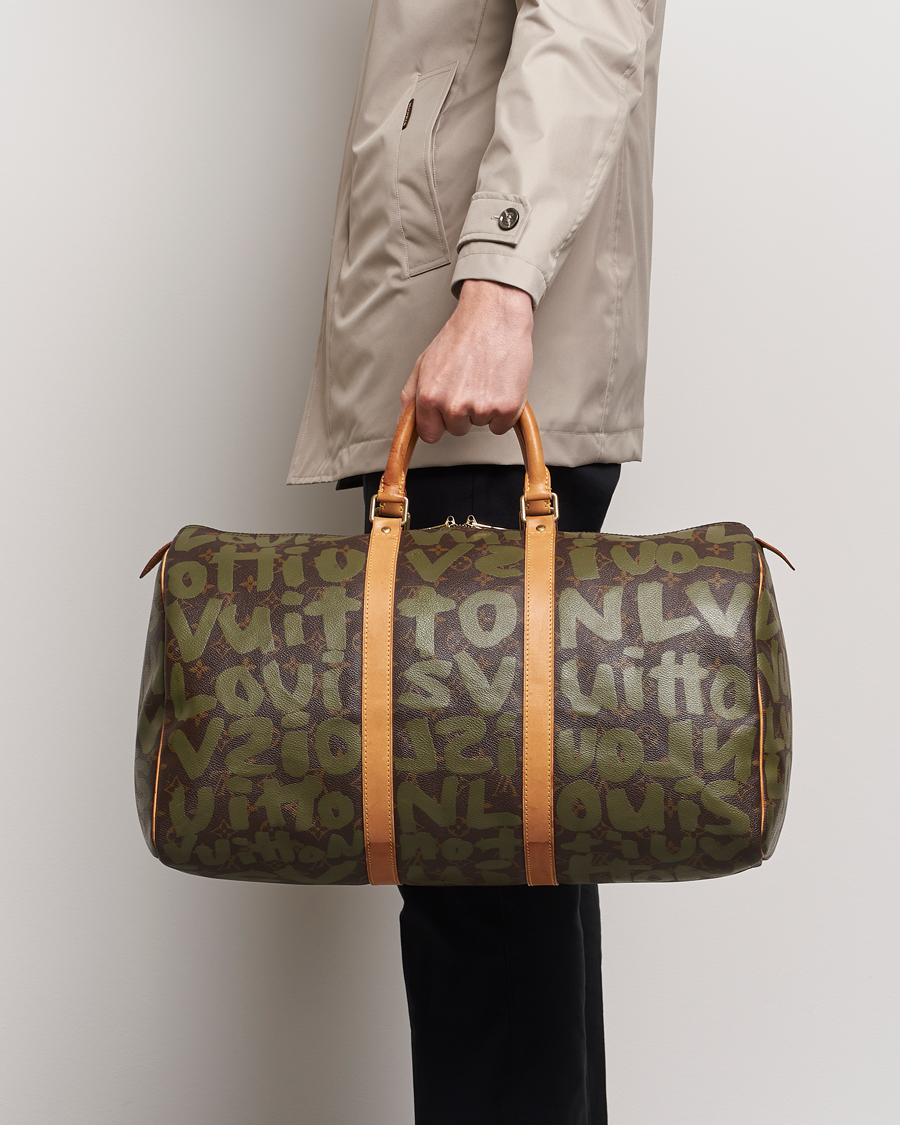 Men | Accessories | Louis Vuitton Pre-Owned | Keepall 50 Bag Graffiti 