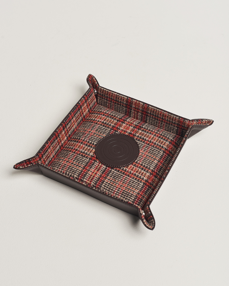 Men | WOLF WM Brown Coin Tray Tweed Brown | WOLF | WM Brown Coin Tray Tweed Brown