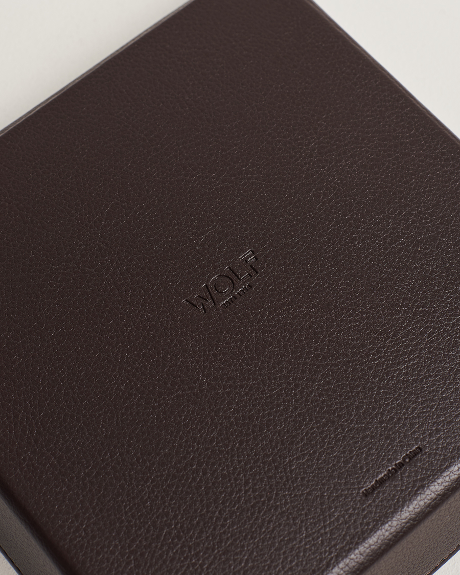 Men | WOLF WM Brown Coin Tray Tweed Brown | WOLF | WM Brown Coin Tray Tweed Brown