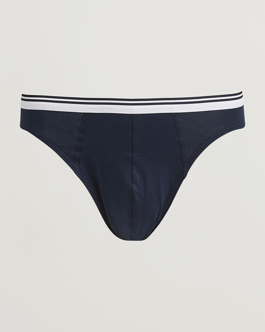 Men | Underwear & Socks | Zimmerli of Switzerland | Pure Comfort Briefs Navy