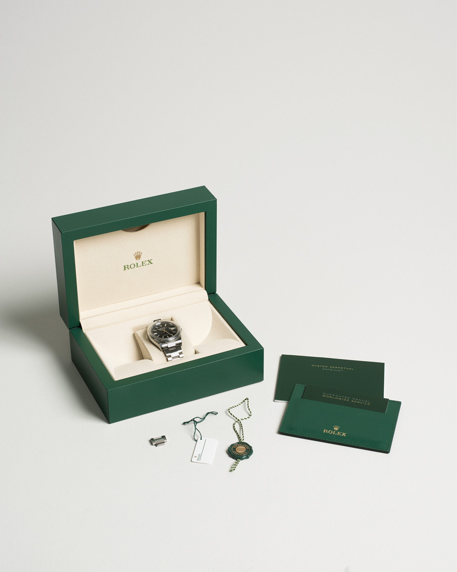 Men | Rolex Pre-Owned Datejust Blue 126200 Silver | Rolex Pre-Owned | Datejust Blue 126200 Silver