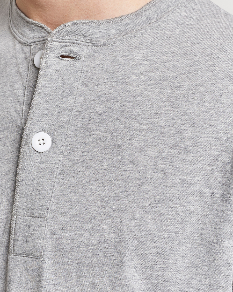 Men | Sweaters & Knitwear | BEAMS PLUS | Cotton Henley Grey