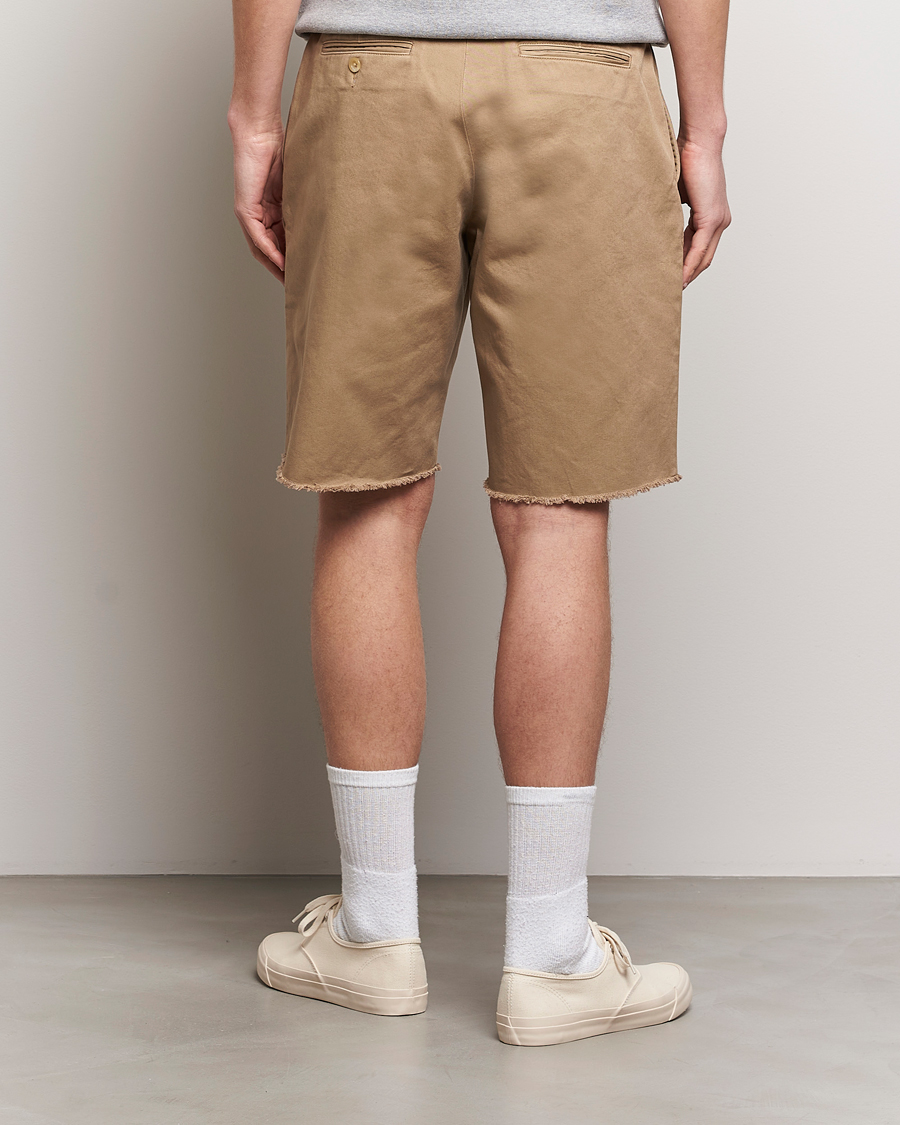 Men | Shorts | BEAMS PLUS | Cut Off Twill Cotton Shorts Beige