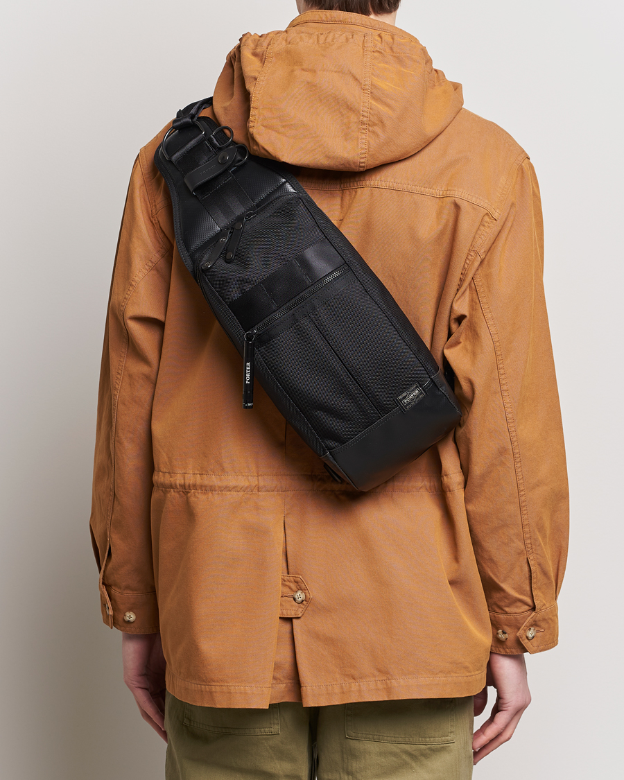 Homme |  | Porter-Yoshida & Co. | Heat Sling Shoulder Bag Black
