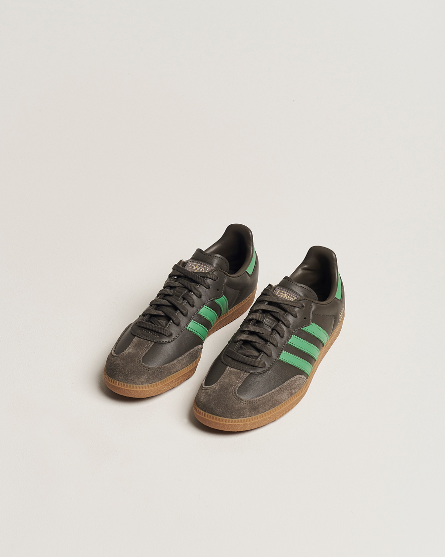 adidas Originals Samba OG Sneaker Brown/Green at CareOfCarl.com adidas Originals Samba OG Sneaker Brown/Green at CareOfCarl.com