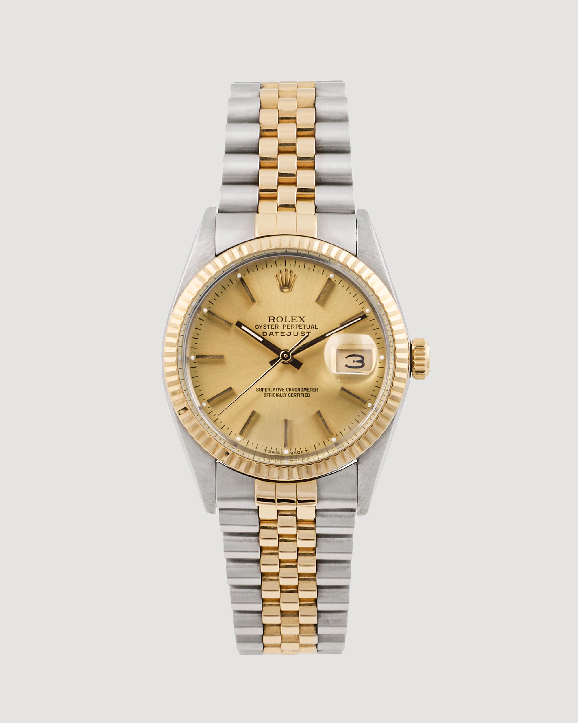 Men | Rolex Pre-Owned Datejust 16233 G/S Silver | Rolex Pre-Owned | Datejust 16233 G/S Silver